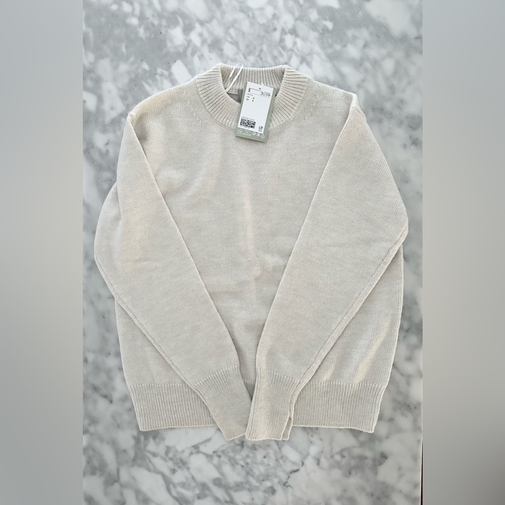 H&M Cream Knitted Sweater